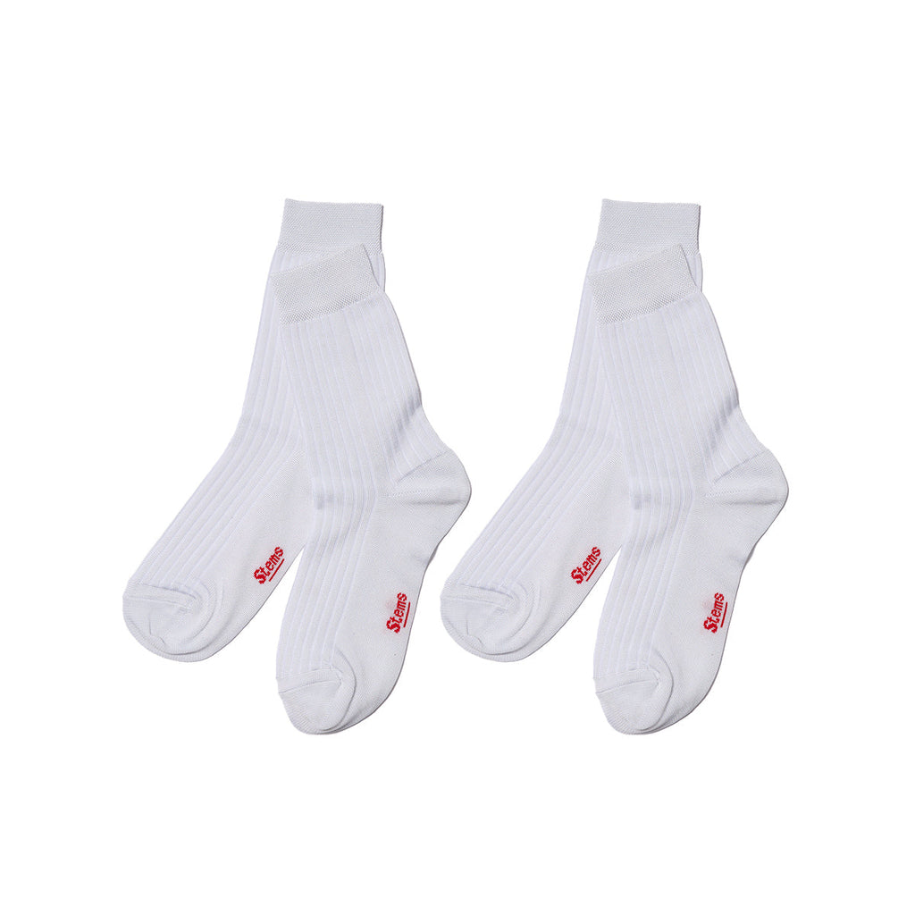 2-Pack Italian Silky Rib Socks