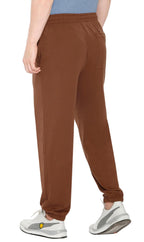 Men's Pull-On Elastic Waist Knit Pants — Relaxed Fit Lounge Pants