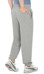 Men's Pull-On Elastic Waist Knit Pants — Relaxed Fit Lounge Pants