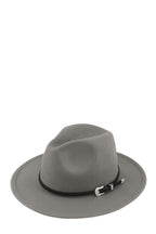 Basic Buckle Fedora Hat
