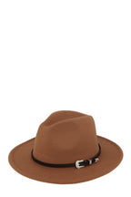 Basic Buckle Fedora Hat