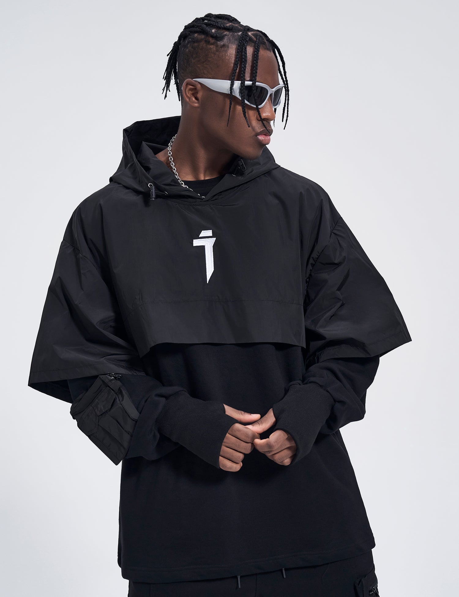 HiH18 I-Tech Layered Hoodie