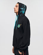 KH9000 Blue Dragon Embroidery Hoodie