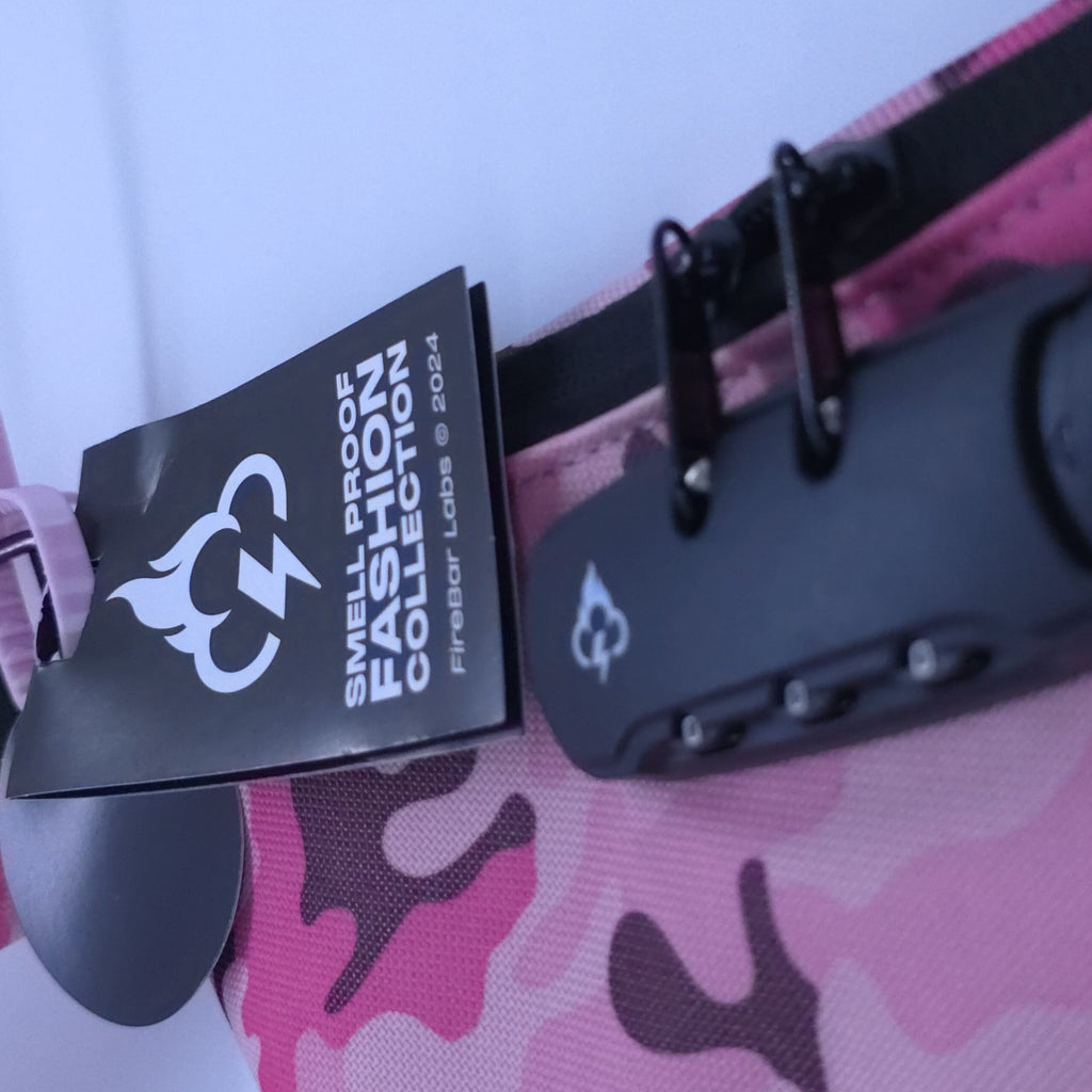 Essential Smell Proof Crossbody Bag - Fashionable, Discreet + Hidden Lock (FireBar Labs x PBAL)