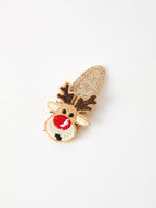 Christmas Elk Girls Hair Clip