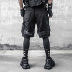 IBS429 Paratrooper Matte Black Shorts