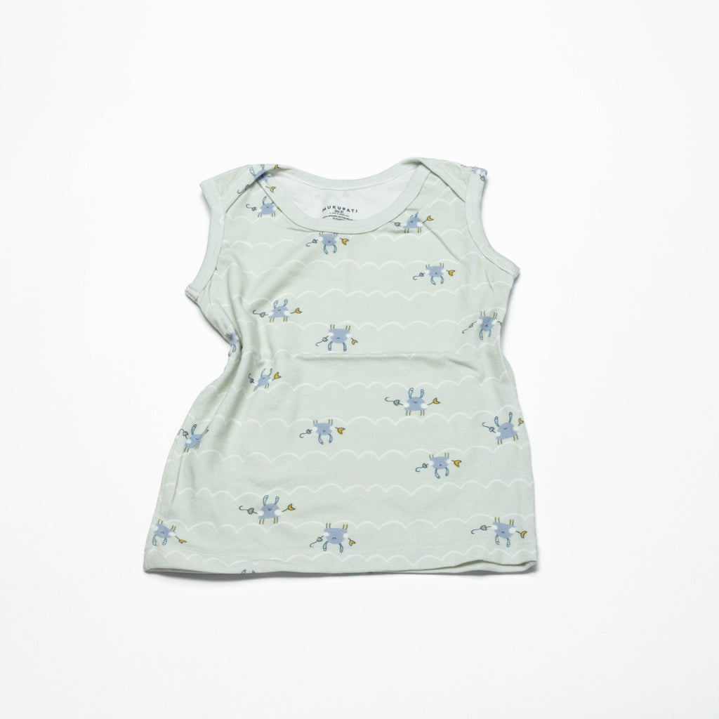 Non-Toxic Organic Toddler Undershirts Top– Soft & Sustainable (Size 2)