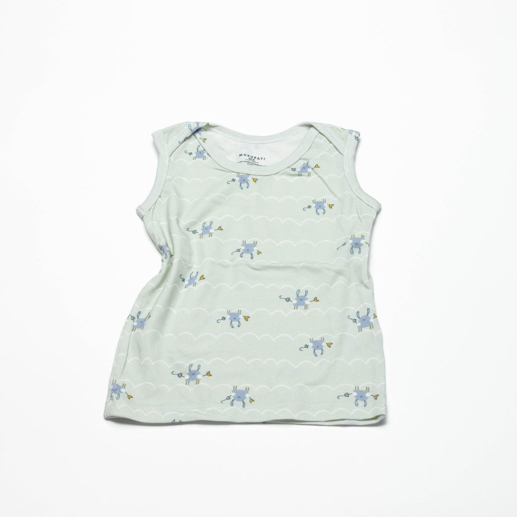 Non-Toxic Organic Toddler Undershirts Top– Soft & Sustainable (Size 2)