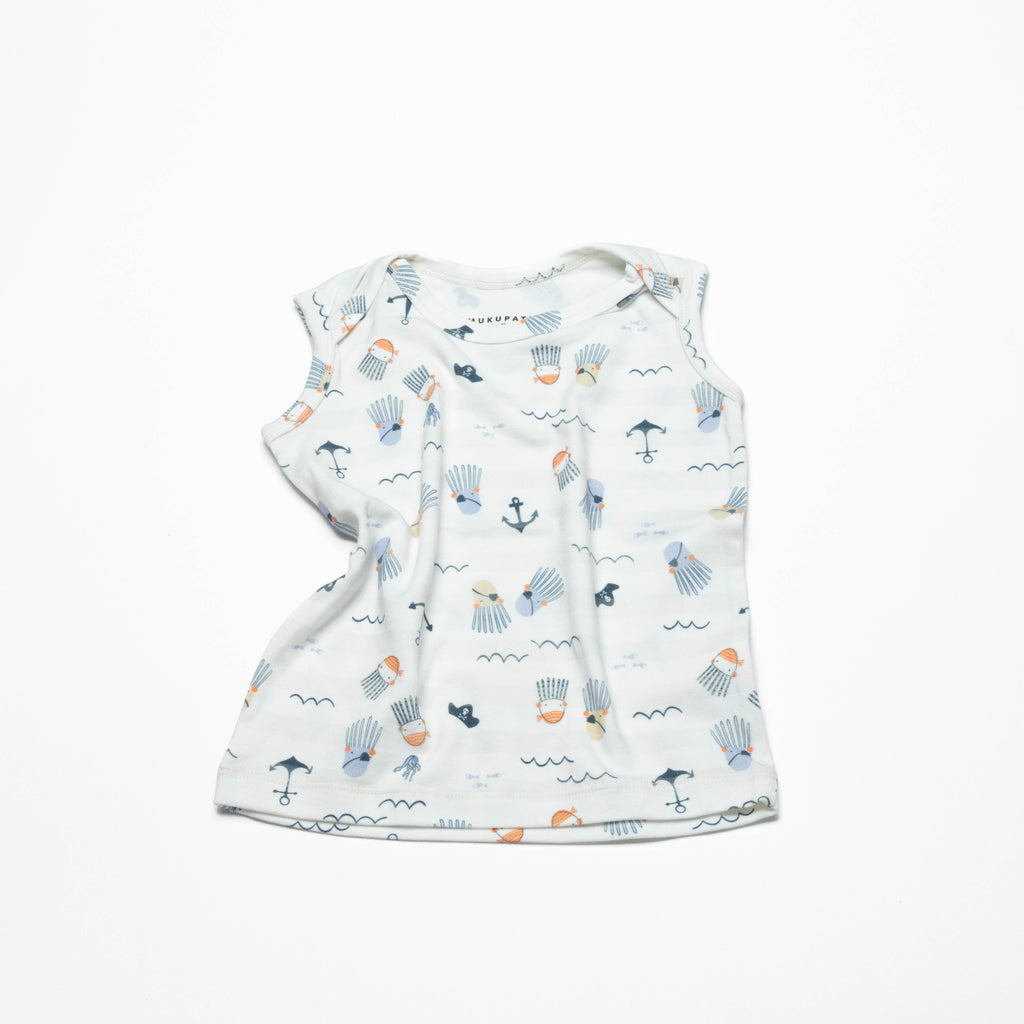 Non-Toxic Organic Toddler Undershirts Top– Soft & Sustainable (Size 2)