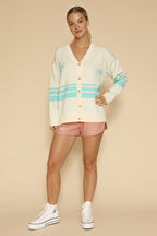 Ocean sunset knit cardigan