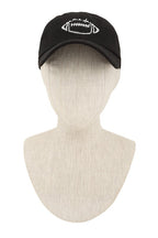 Rugby ball Embroidery Cap