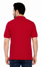 Men's Short Sleeve Polo Shirt — Pique Knit Cotton Blend with Chest Pocket