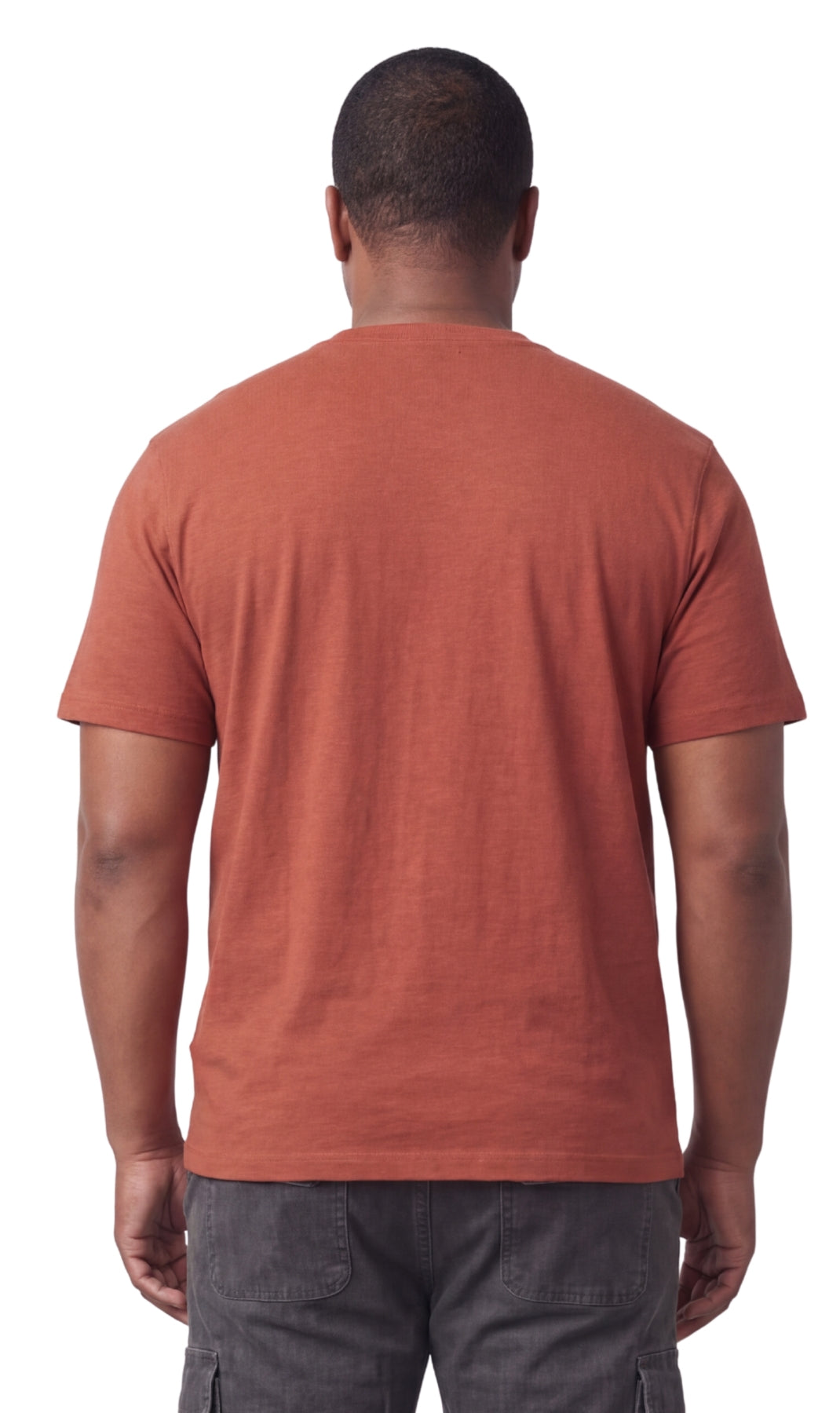 Men's Short Sleeve Henley T-Shirt with 3-Button Placket and Chest Pocket