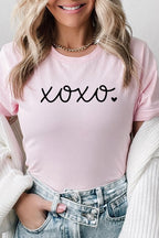 XOXO Heart Lover Valentines Day PLUS SIZE Tee T-Shirt
