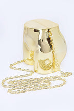 Iconic Butt Shape Novelty Clutch Swing Bag