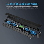 Norcent KB2020 Black Mamba Series BT Sound Bar