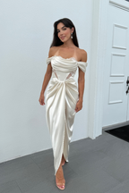 Leilani Satin Lace Dress