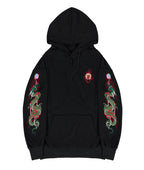 KH9005 Green Dragon Embroidery Hoodie