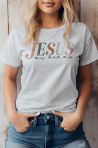Jesus The Way, Christian Graphic Tee
