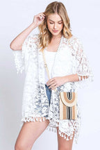 Mix Color Straw Crossbody Phone Bag