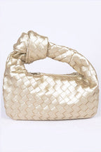 Braided Top Knot Clutch Bag