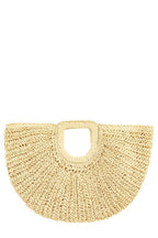 Round Shape Straw Tote Bag