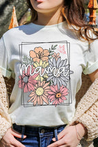 Mama Flower Mothers Day Graphic T Shirts