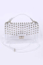 Studded Iconic Clear Swing Bag