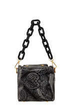 Amoeba Print Transparent Box Shape Bag