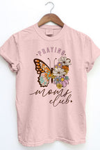 Praying Moms Club, Retro Vintage Garment Dye Tee