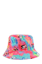 Multi Butterfly Print Bucket Hat