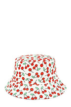 Cherry Print Bucket Hat