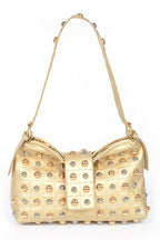 Mix Color Studs Fashion Shoulder Bag