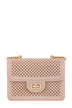 Metal Square Buckle Crossbody Chain Jelly Bag