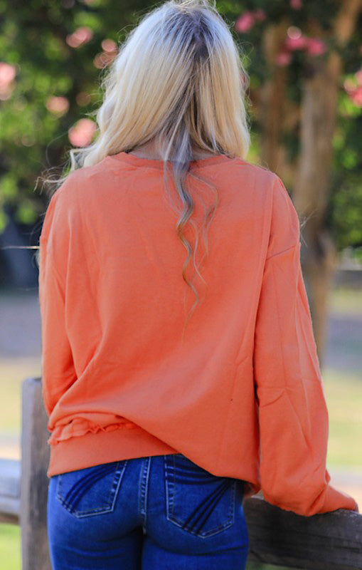 Pumpkin sweatshirt