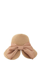 Straw Back Ribbon Panama Sun Hat