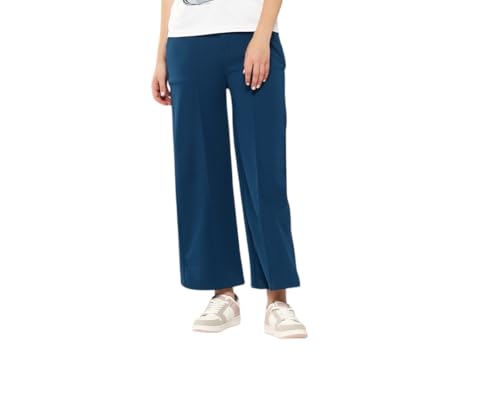 Aarika Girls Casual Teal Blue Colour Solid Nylon Pant-(12-13 Years-14-15 Years)-(New_PANT-AD-KV-11-RAMA-40)
