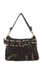 Denim Pants Shape Crossbody Bag