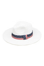 Americana Hat Band Straw Sun Hat
