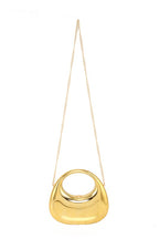 Acrylic Half Moon Shape Transparent Rigid Bag