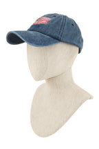 American Flag Embroidered Pigment Cap
