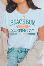 Beach Bum Surfing Co Graphic T Shirts
