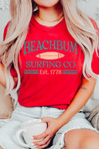 Beach Bum Surfing Co Graphic T Shirts