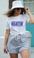 Boatin' Summer Tultex Graphic Tee