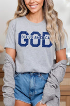 God Bless America Graphic T Shirts