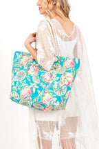 Fun Summer Theme Large Tote Bag