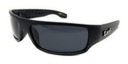 Black Locs OG Gangster Cholo Narrow Rectangular Sunglasses