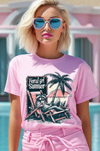 Feral Girl Summer Graphic T Shirts