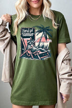 Feral Girl Summer Graphic T Shirts