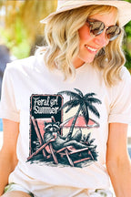 Feral Girl Summer Graphic T Shirts